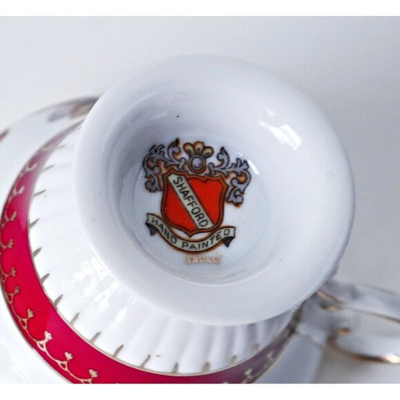Tea Cup and Saucer Shafford Teacup  Vintage Tea Party High Tea Floral - Picture 5 of 6